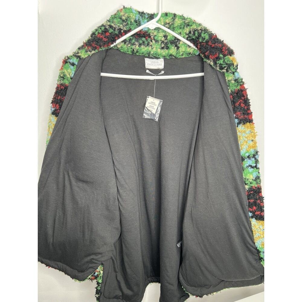 NWT Urban Outfitters Womens Teddy Coat Jacket Sherpa Button Pockets Size Large - Picture 6 of 8
